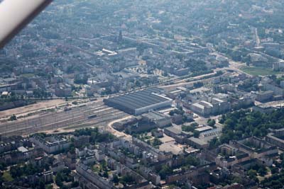 Juni 2014 | Chemnitz Hauptbahnhof und dahinter der Stadtteil Sonnenberg