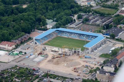 Mai 2015 | Baustelle des neuen Chemnitzer Stadions